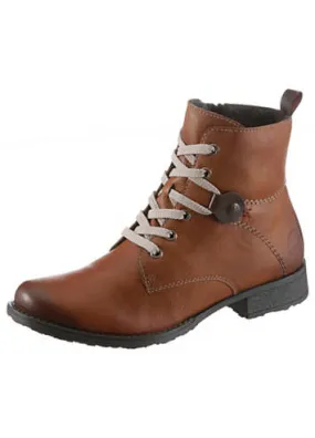 Rieker Vintage Style Lace-Up Boots