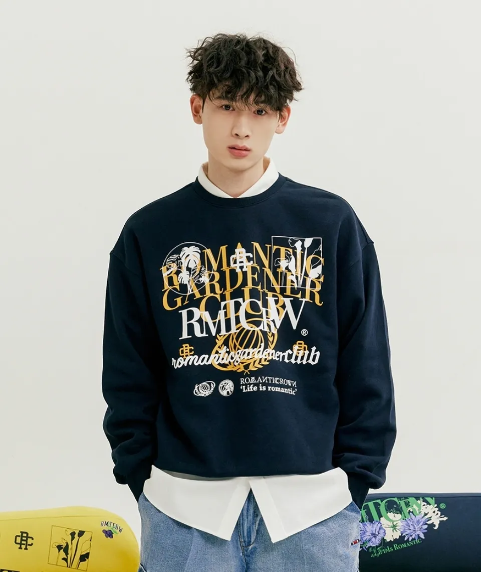 ROMANTIC CROWN  |Unisex Street Style Long Sleeves Sweatshirts