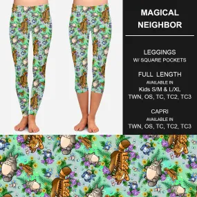 RTS - Magical Neighbor Leggings w/ Pockets