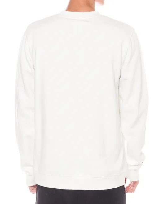 RVCA  |Crew Neck Unisex Long Sleeves Plain Logo Sweatshirts