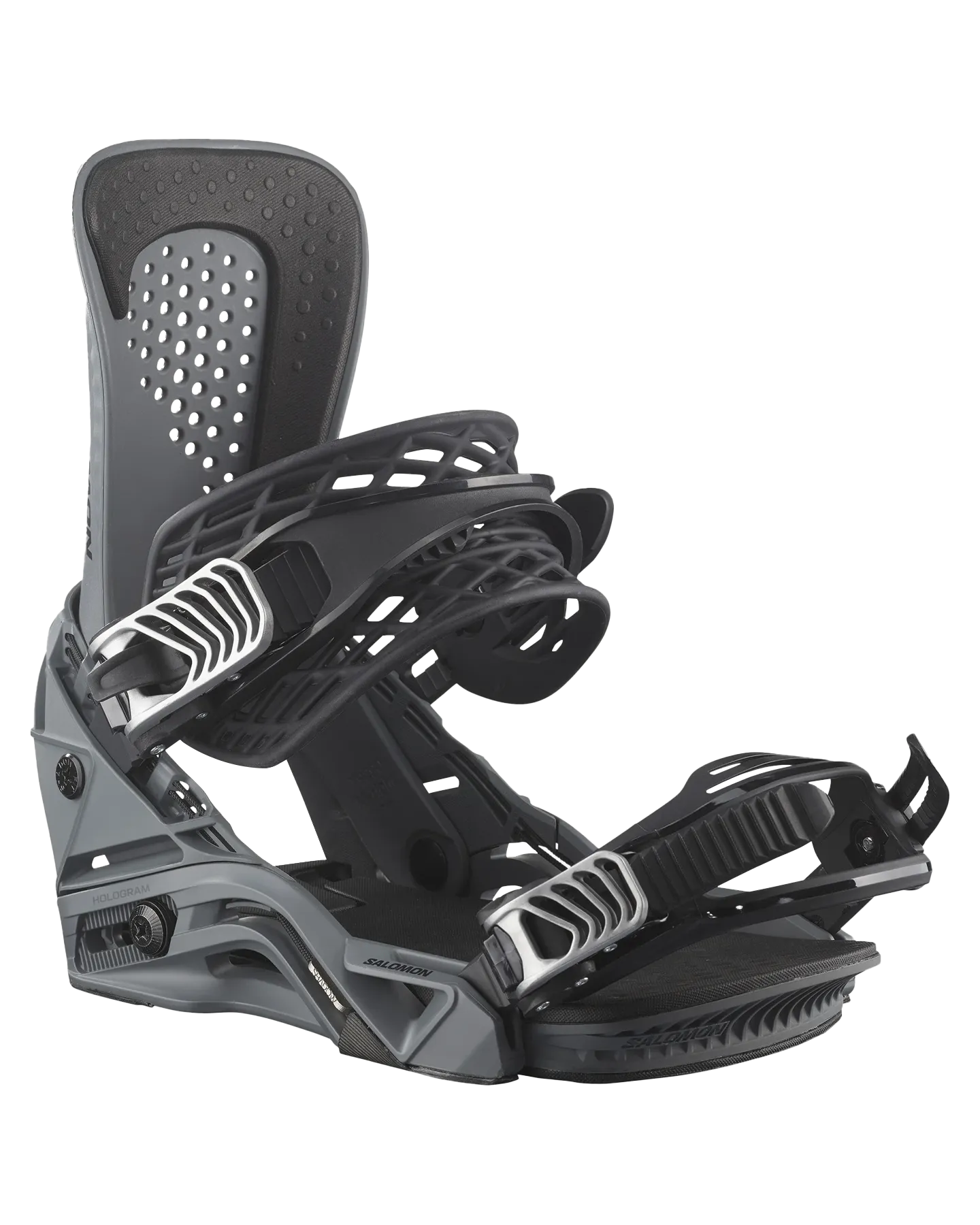 Salomon Hologram Snowboard Bindings - Gray - 2024