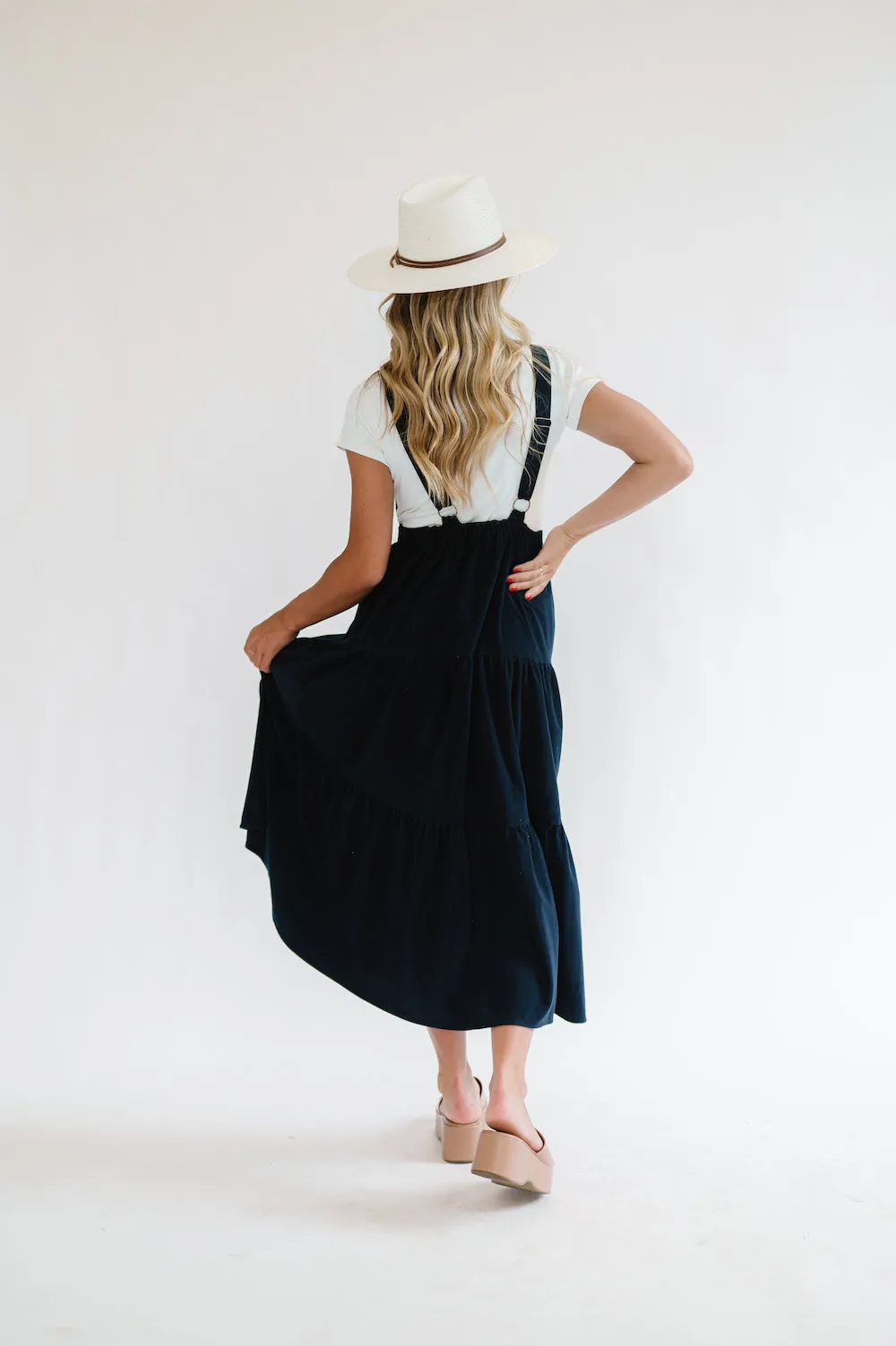 Shay Overall Navy Blue Maxi Dress