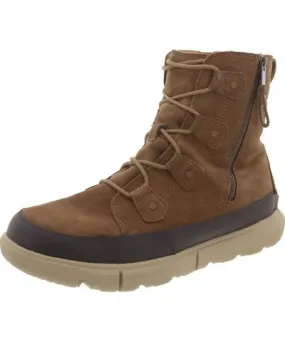 SOREL Explorer Dual Zip WP Mens Suede Waterproof Combat & Lace-Up Boots