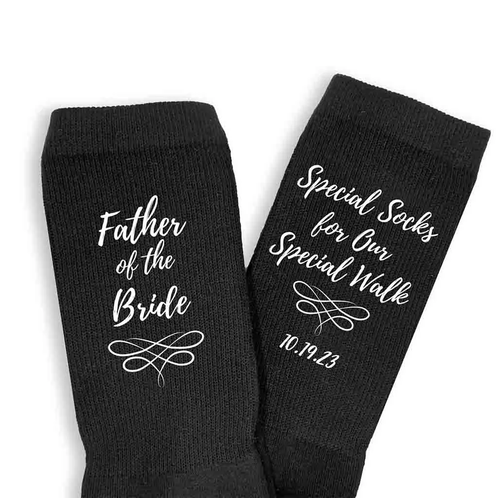 Special Socks for a Special Walk, Father of the Bride Socks