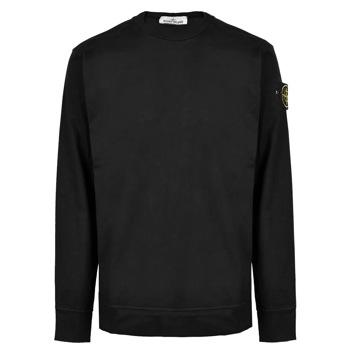 STONE ISLAND  |Crew Neck Long Sleeves Cotton Logos on the Sleeves