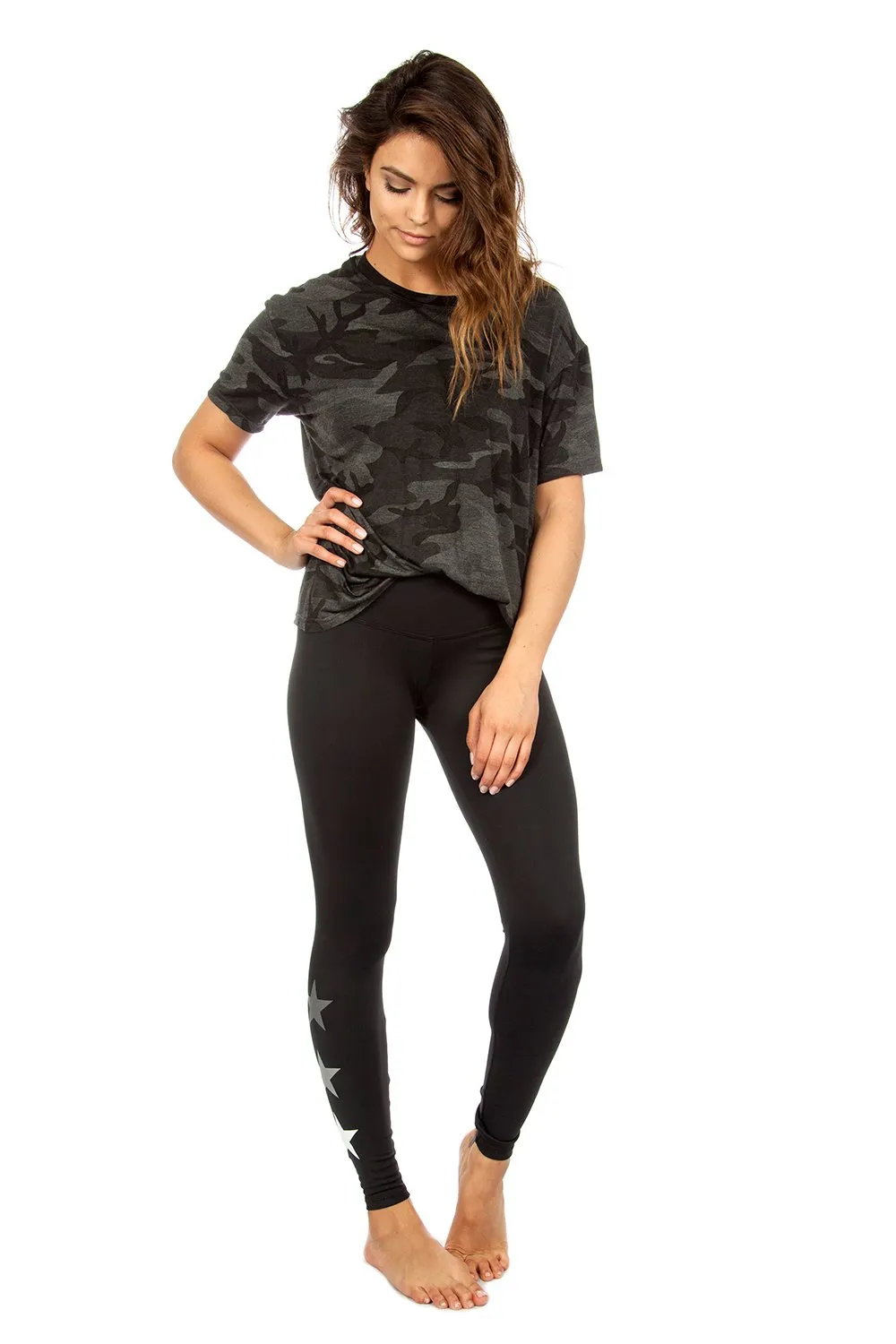 Strut This Star Ankle Leggings Black/Storm Stars