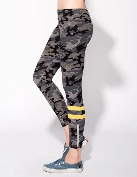 Sundry Stripes Camo Yoga Pant