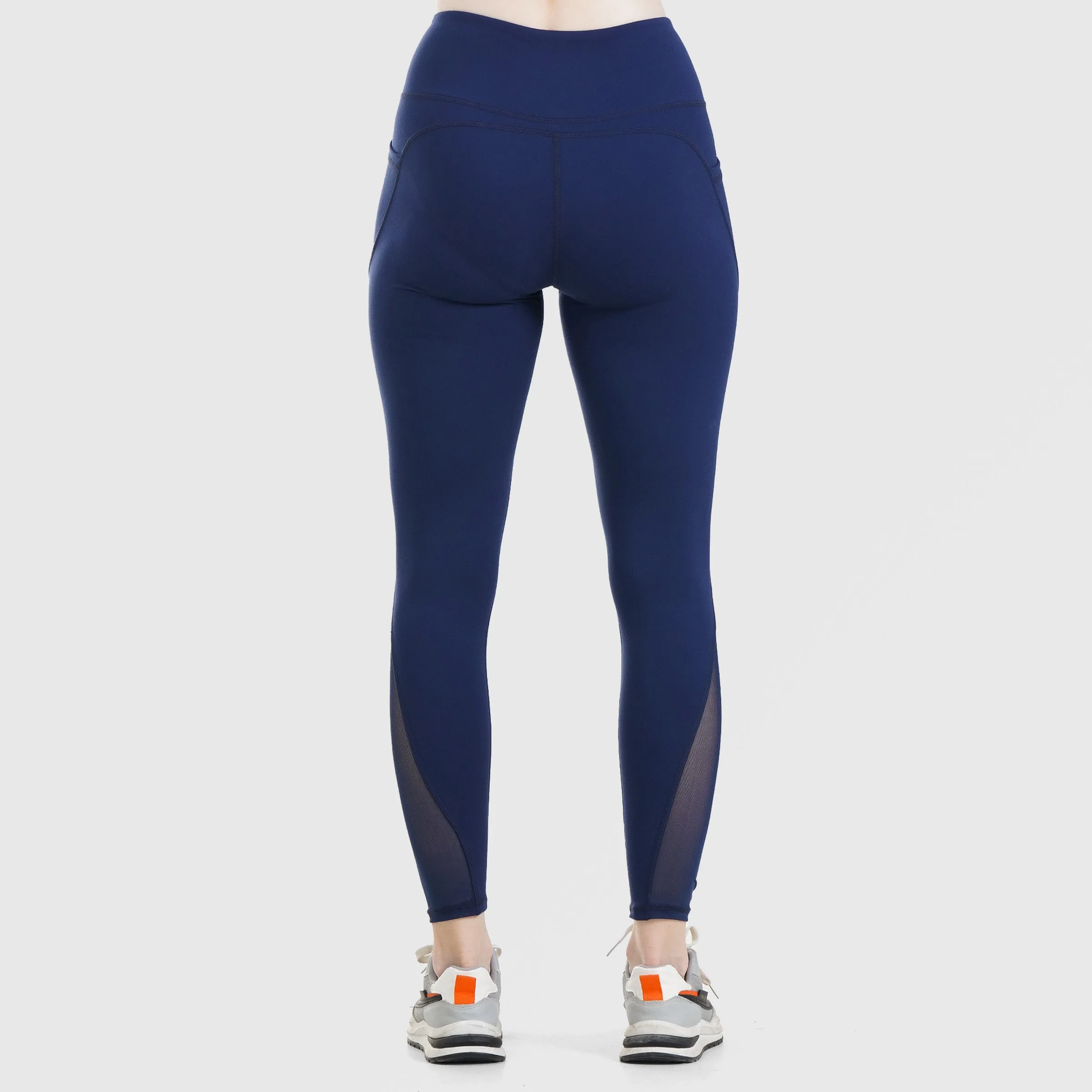 Sweat Wicking Seamless Leggings (Blue)