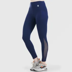 Sweat Wicking Seamless Leggings (Blue)