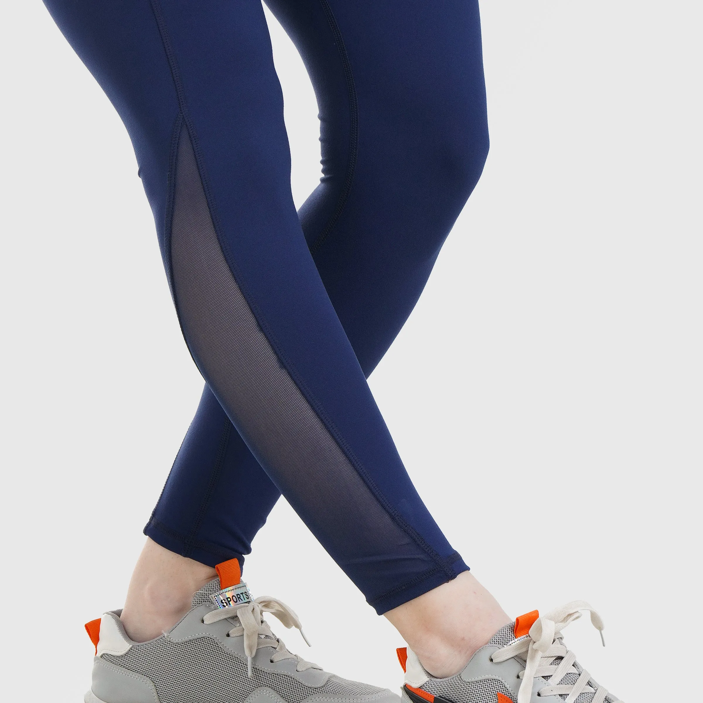 Sweat Wicking Seamless Leggings (Blue)