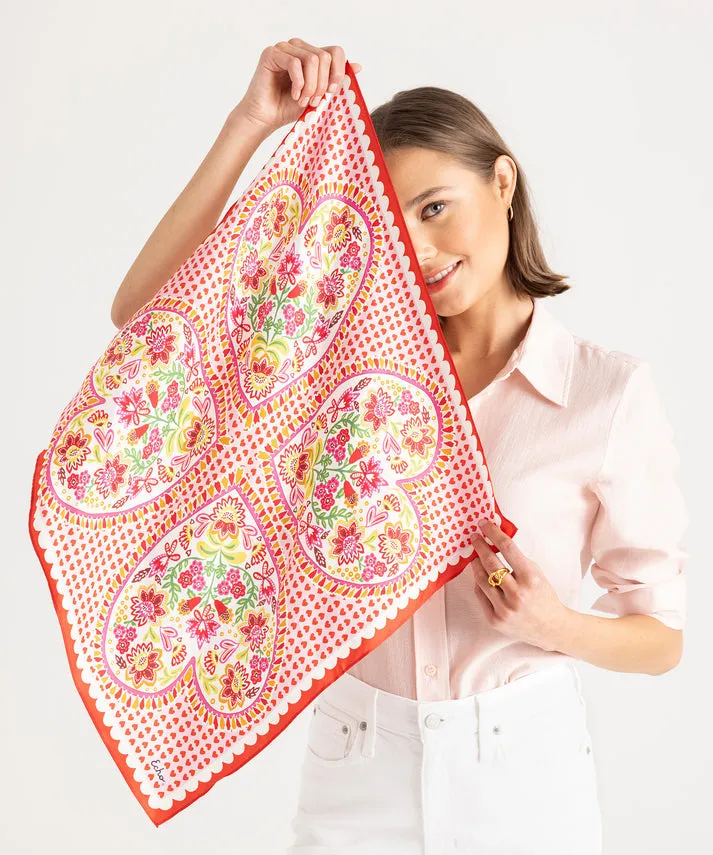 SWEETIE SILK BANDANA PINK