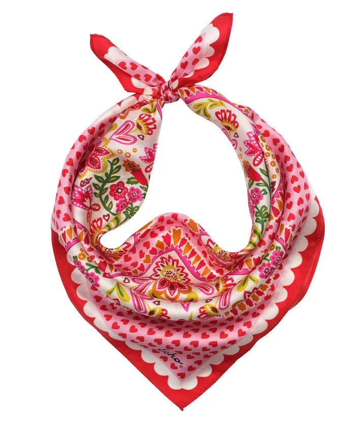 SWEETIE SILK BANDANA PINK