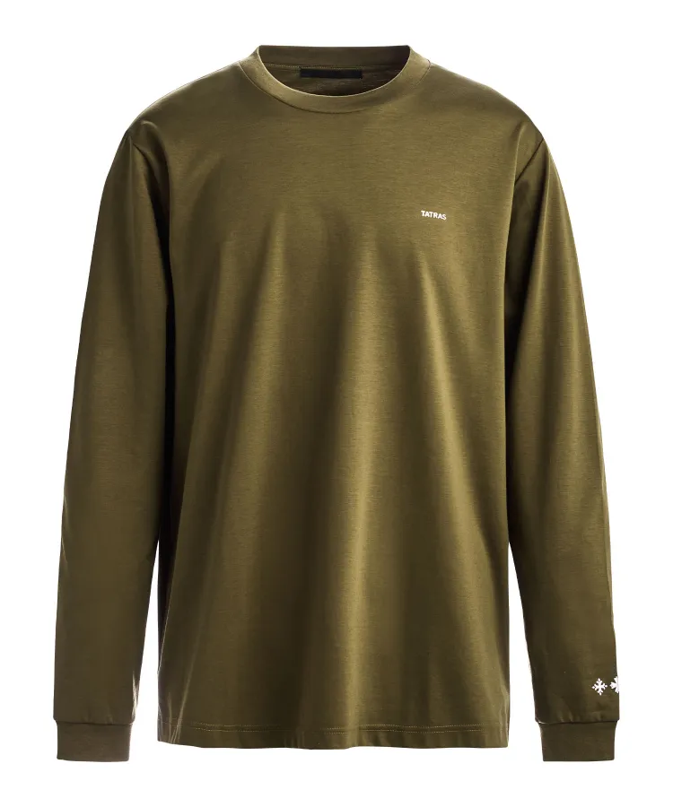 TATRAS  |Long Sleeves Cotton Logos on the Sleeves Long Sleeve T-shirt