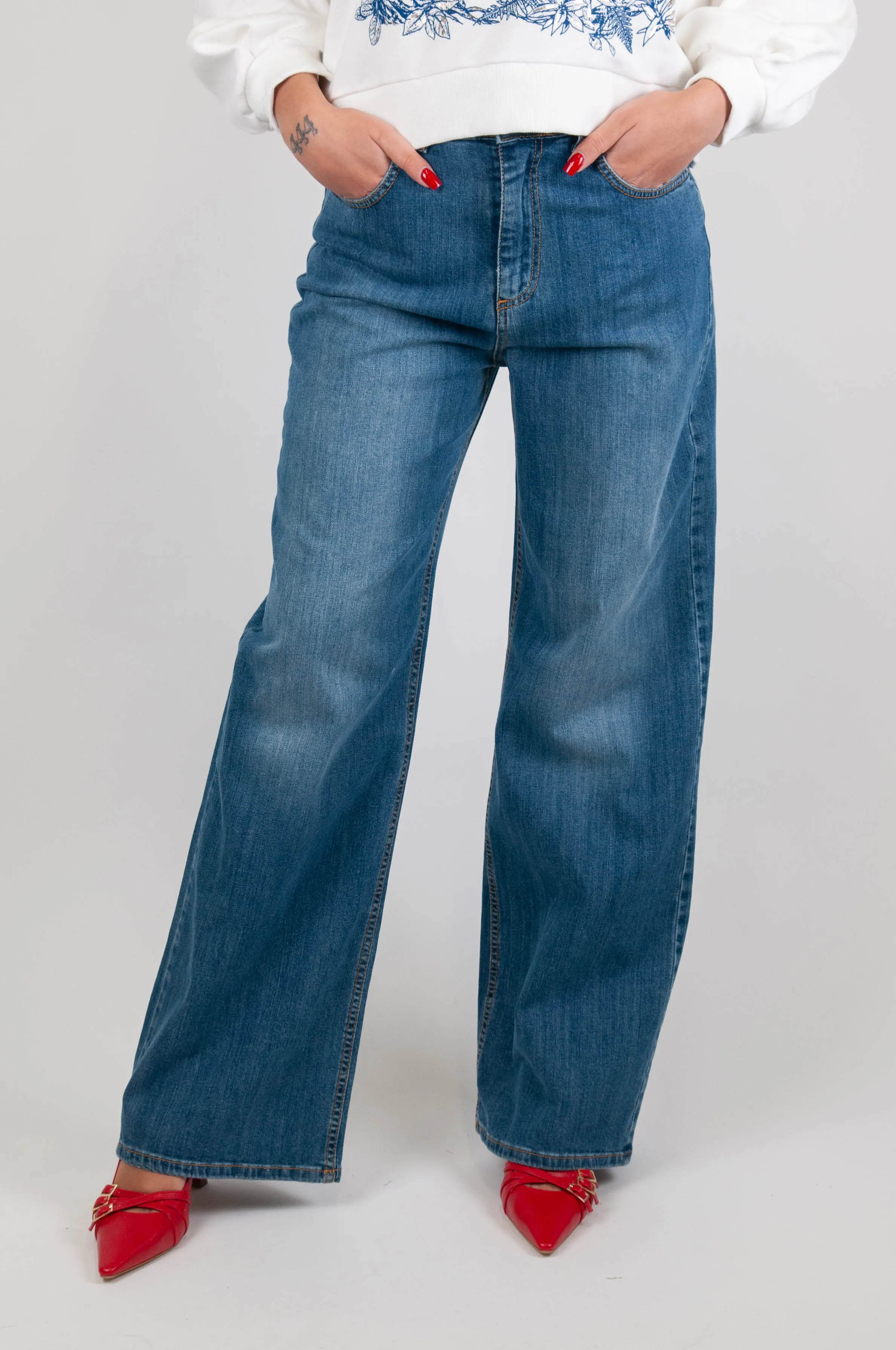 Tensione in - Jeans palazzo