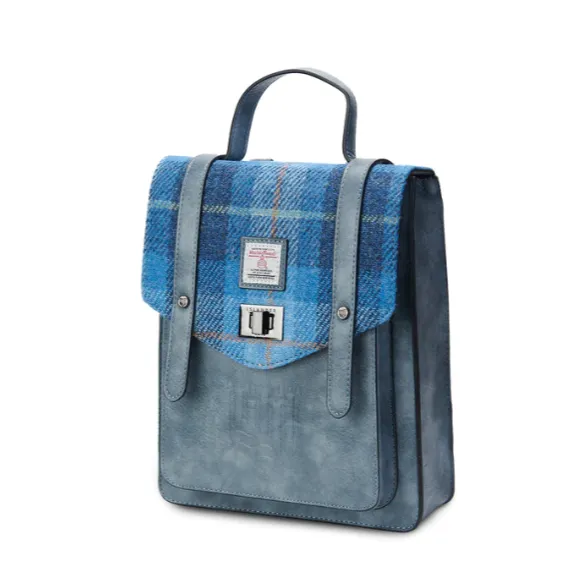 The Mini Carloway Backpack with Harris Tweed