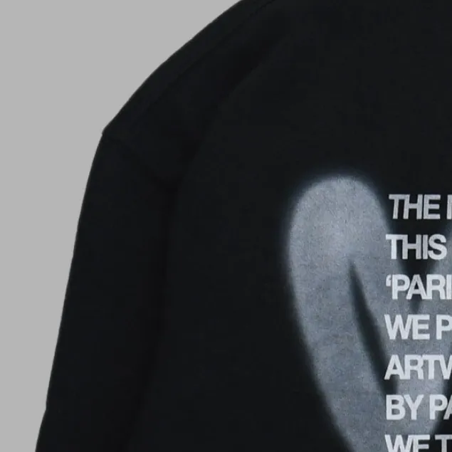 THE MUSEUM VISITOR  |Heart Unisex Street Style U-Neck Long Sleeves Plain