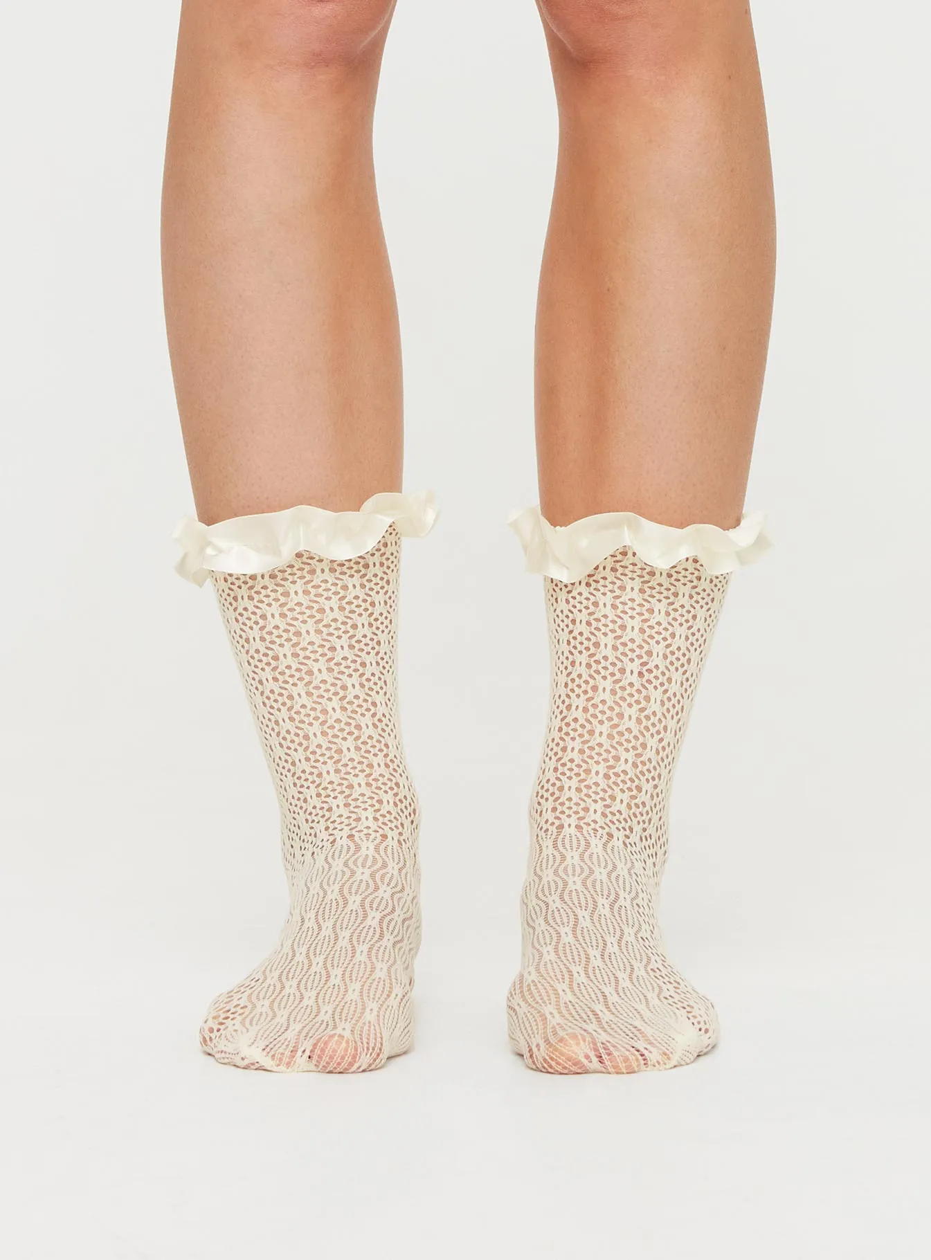 Thekla Frill Socks Yellow