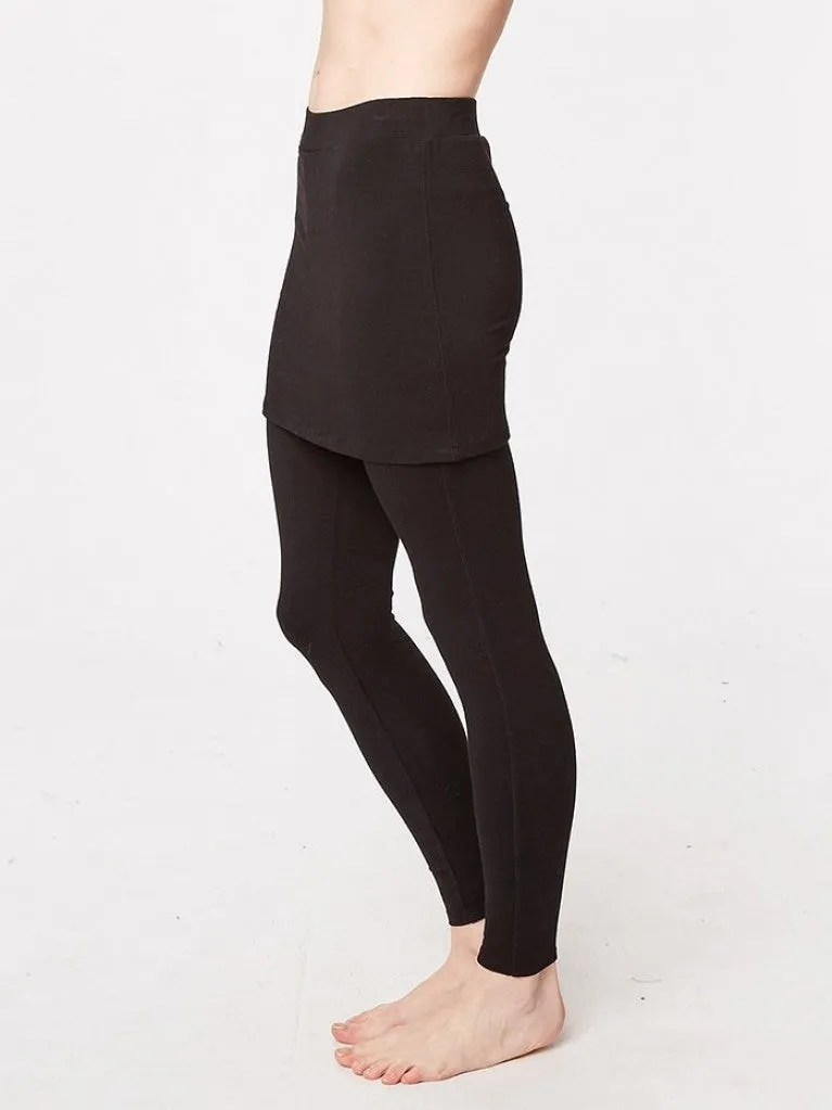 Thought Jay Skirted Leggings - Black