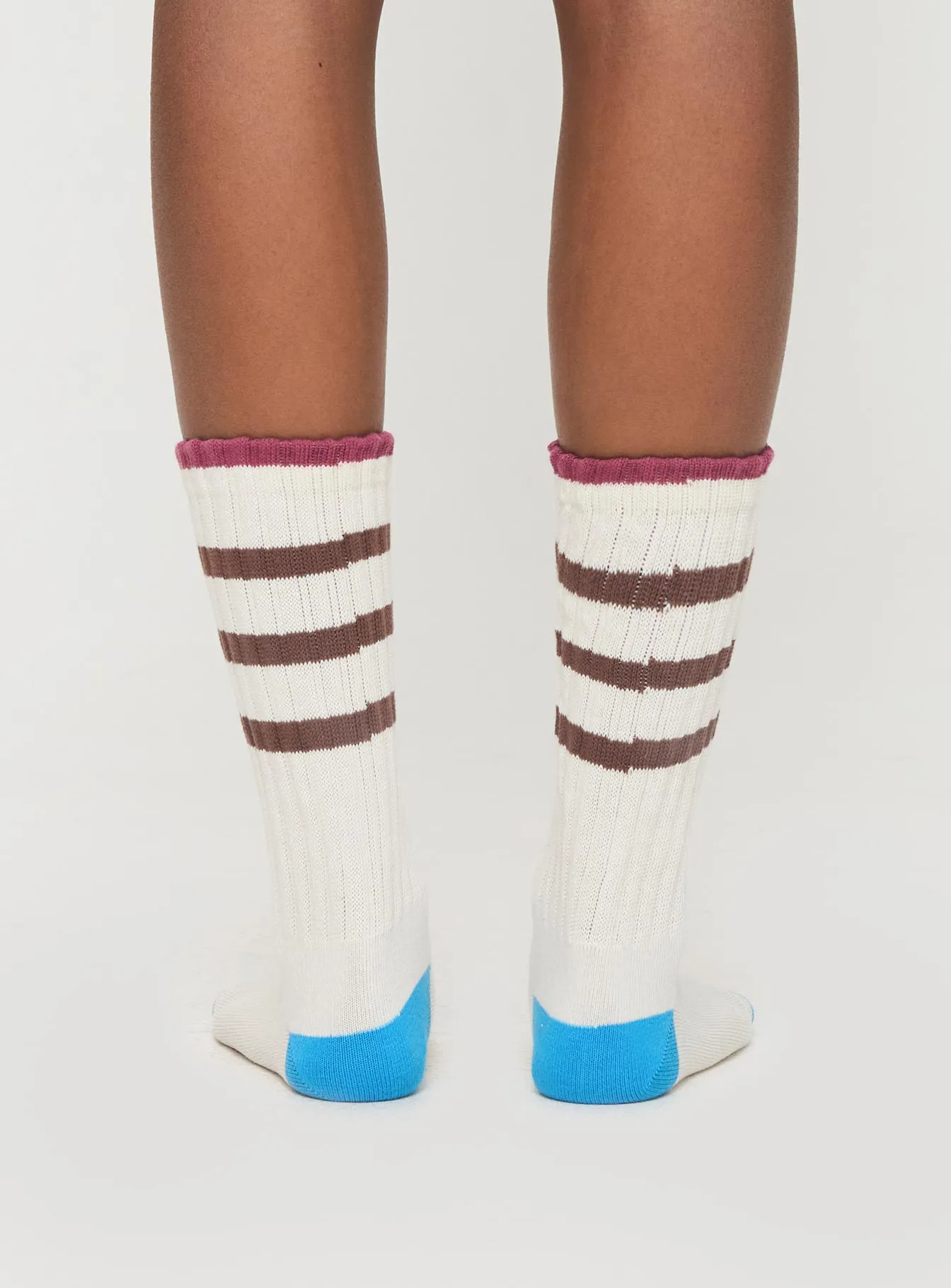 Unfair Socks Pink / Brown