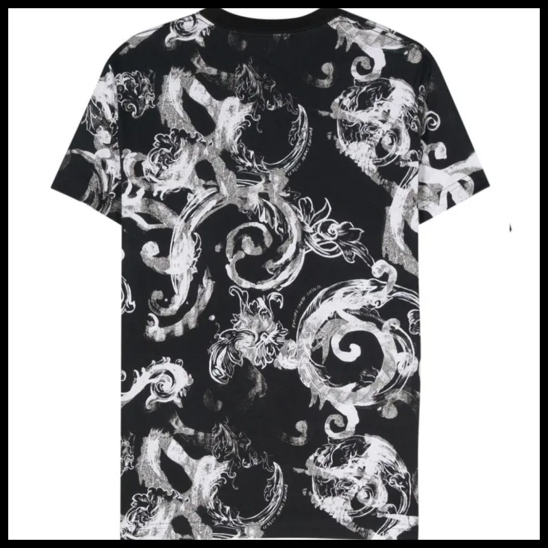 VERSACE JEANS  |Cotton Short Sleeves T-Shirts