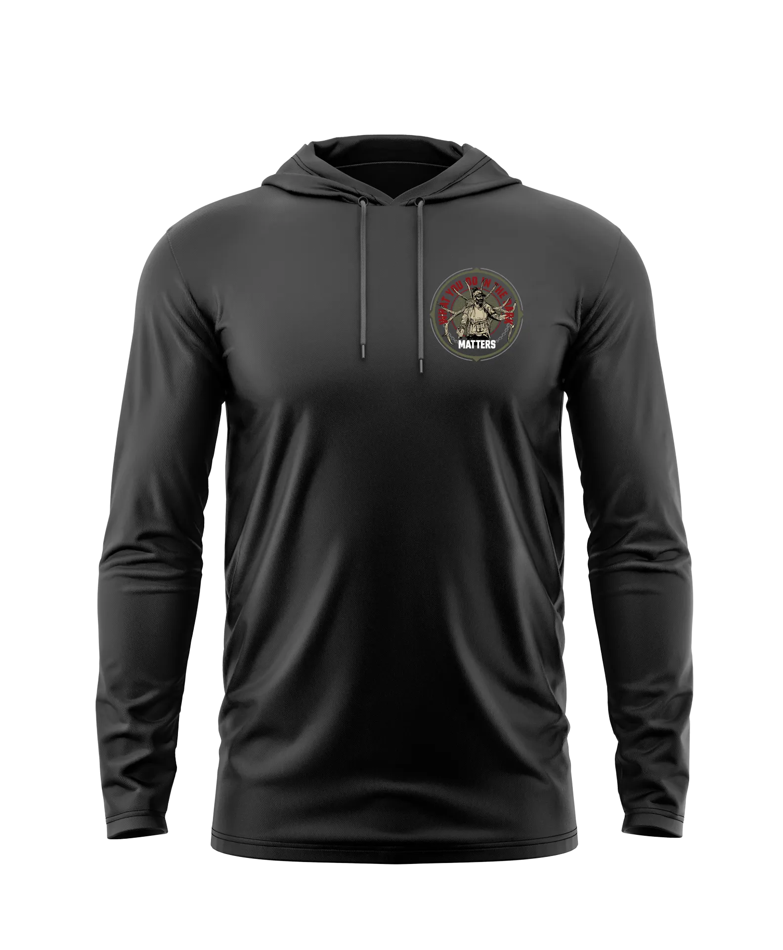 What You Do In The Dark Black Collection Athletic Hoodie