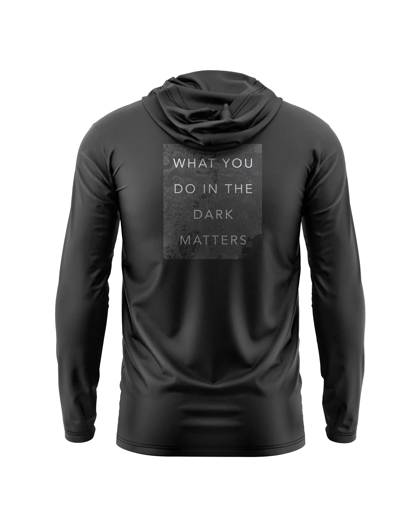 What You Do In The Dark Matters MTN Black Collection Athletic Hoodie