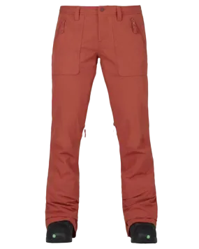 Womens Burton Vida Pant - Persimmon (S)