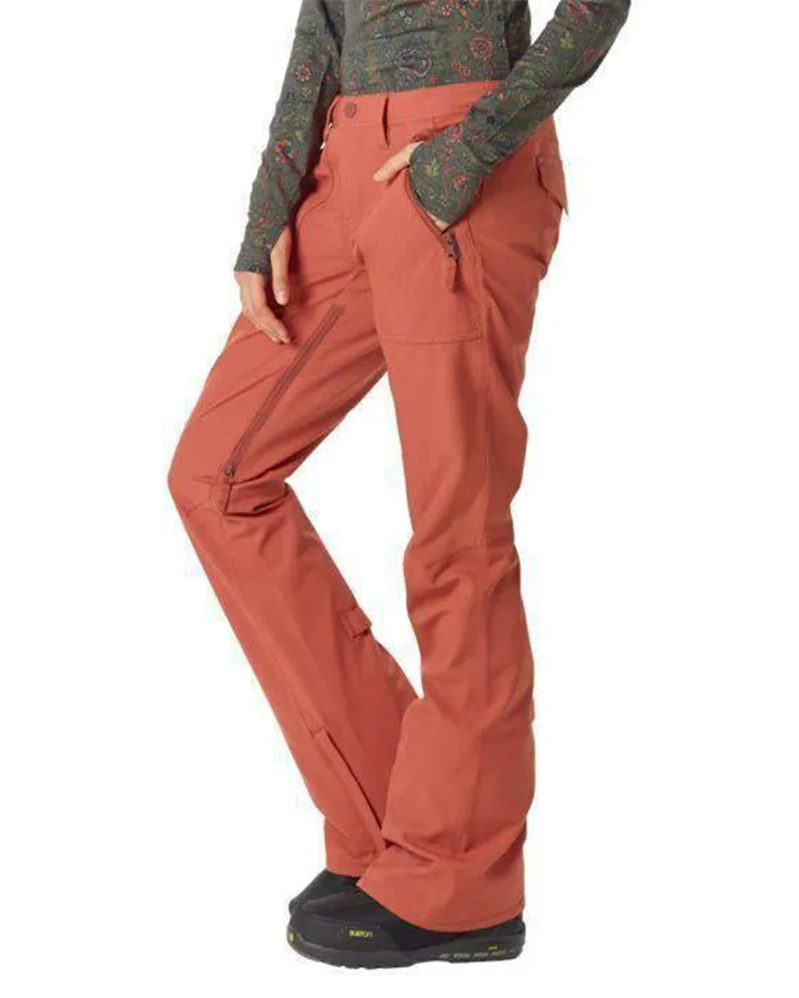 Womens Burton Vida Pant - Persimmon (S)