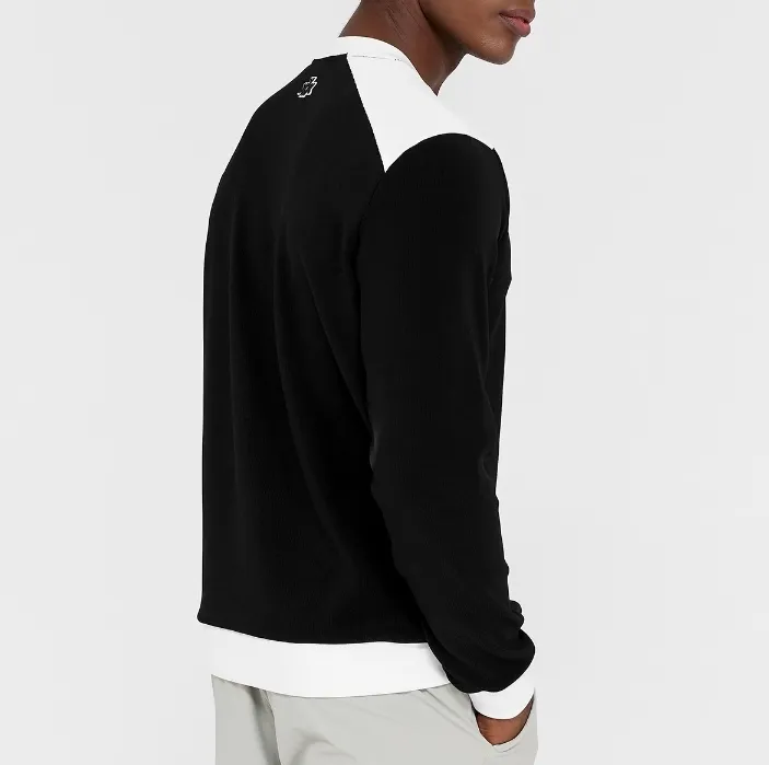 XEXYMIX  |Street Style Long Sleeves Plain Logo Sweatshirts