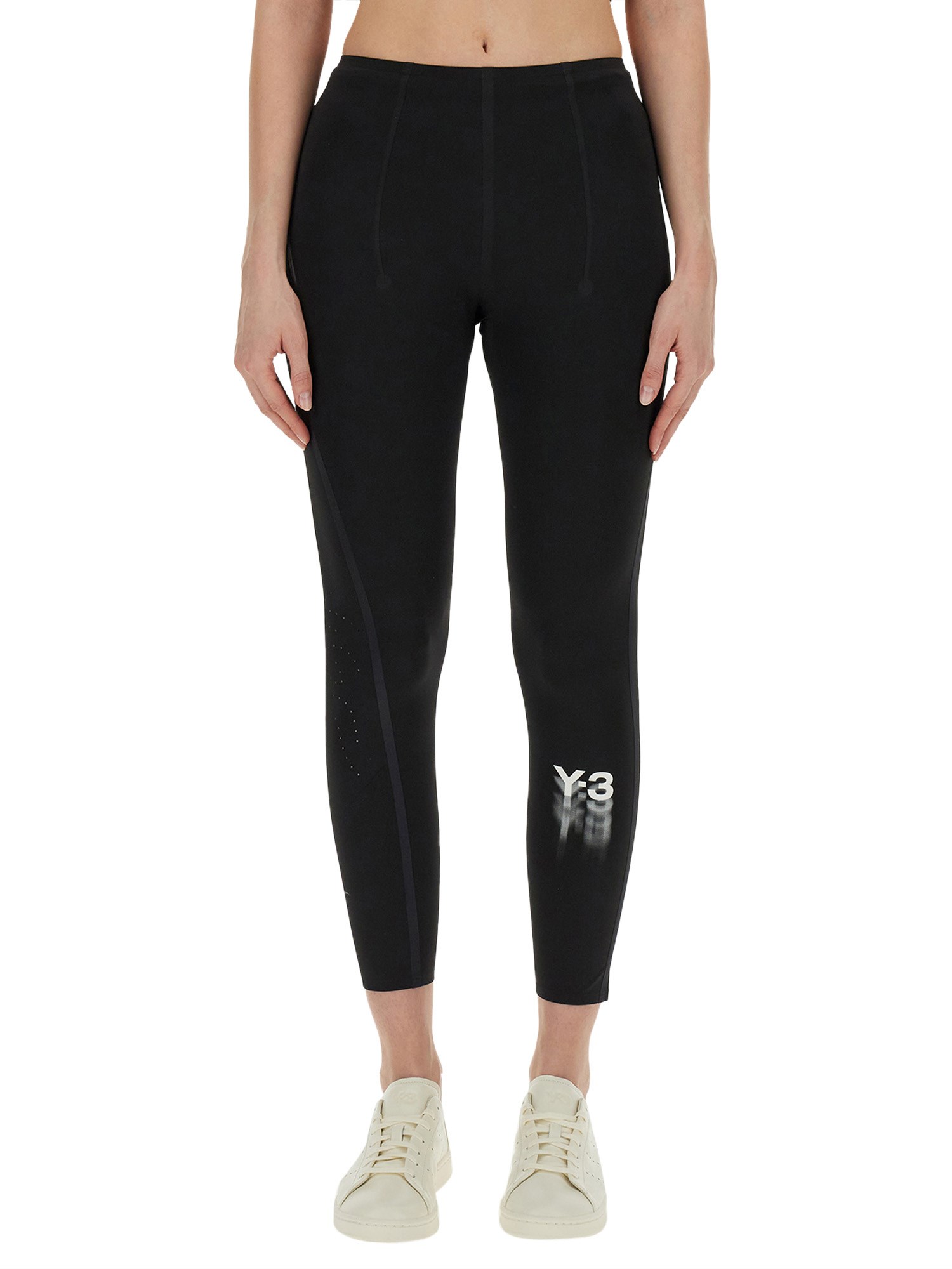 Y - 3    LEGGINGS WITH LOGO