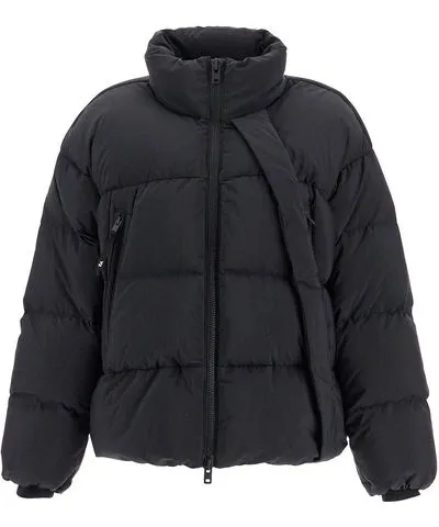 Y-3 short oversized down jacket