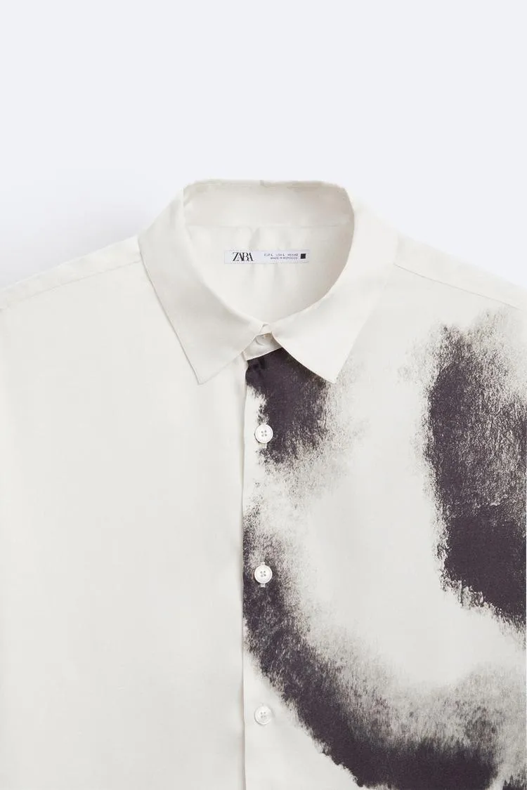 ZARA  |Long Sleeves Shirts