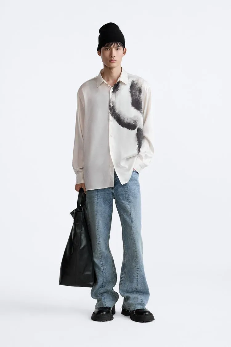 ZARA  |Long Sleeves Shirts