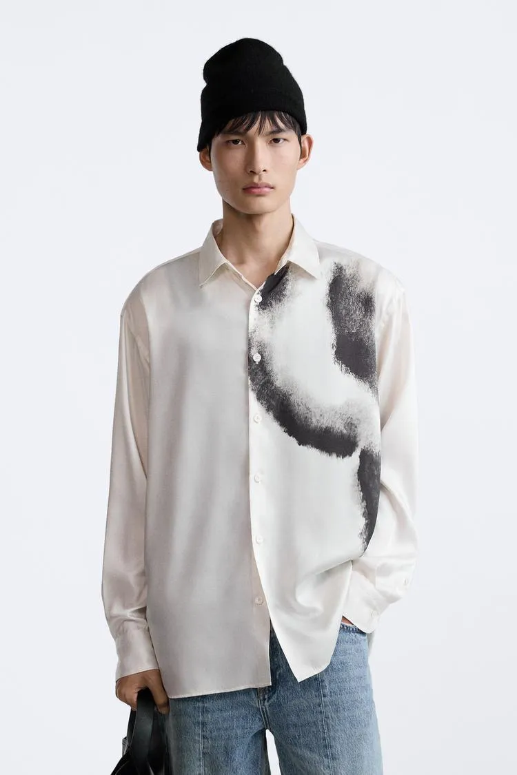 ZARA  |Long Sleeves Shirts