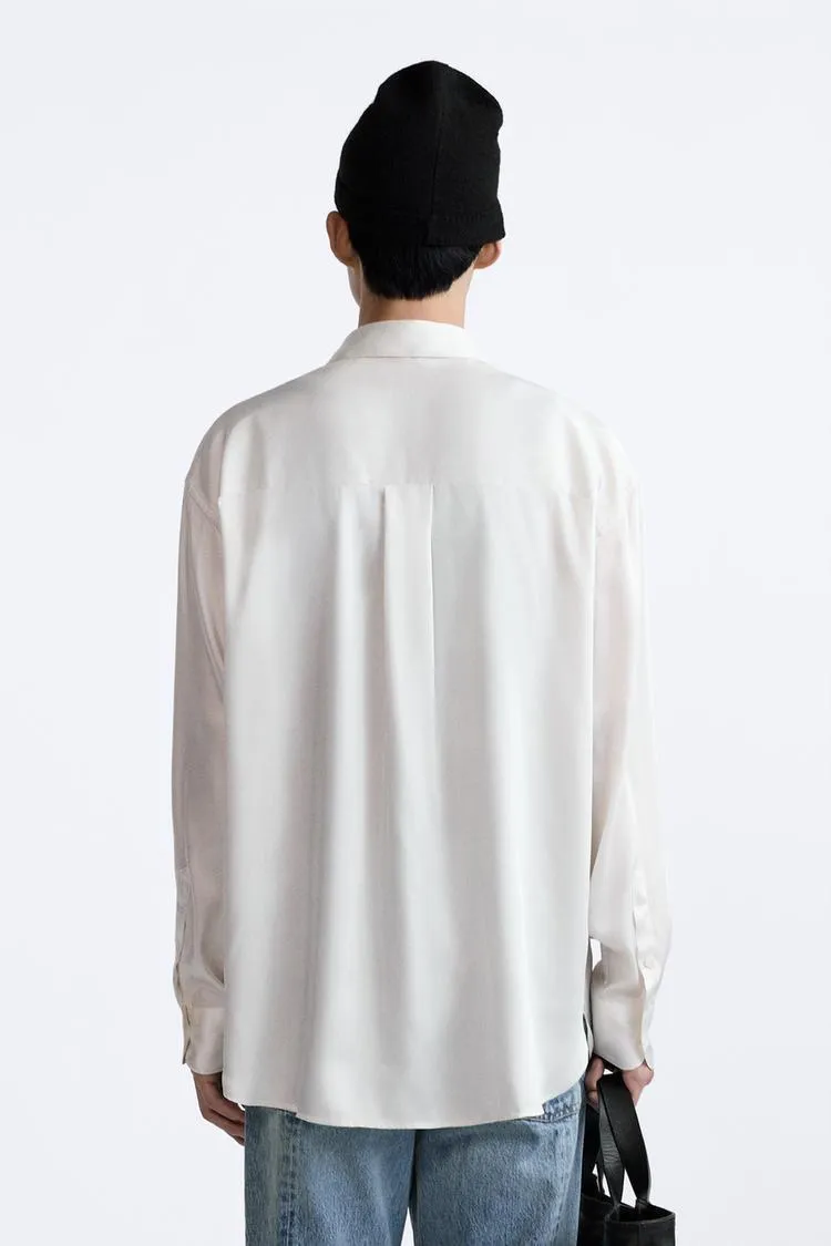 ZARA  |Long Sleeves Shirts