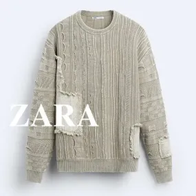 ZARA  |Long Sleeves Sweaters